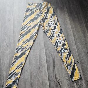 NFL Green & Yellow Tie-Dye Packers Leggings